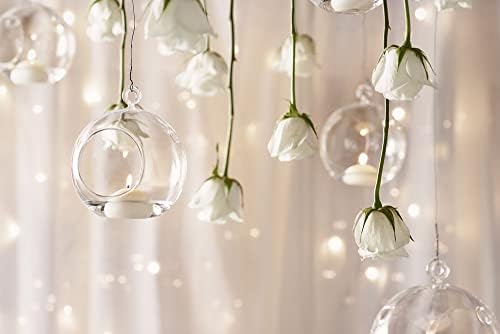 40 White Floating Candles - Elegant and Smooth Burning for Parties
