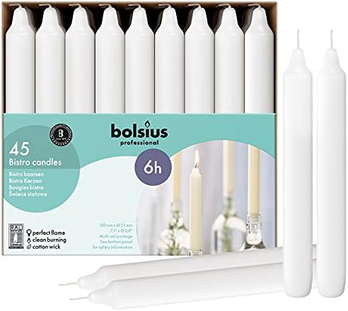 Premium White Candies for Every Occasion - Long Burning No Drip Premium Quality