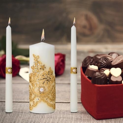 Elegant Union Candle Set for Weddings