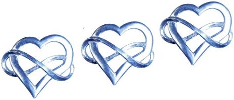 William Sturt 3-Piece Infinity Heart Votive Candle Pins