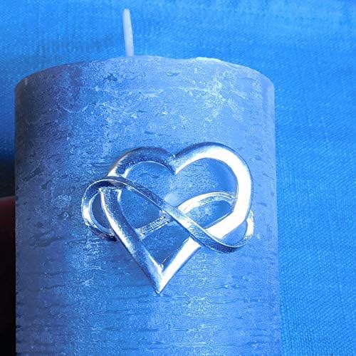 William Sturt 3-Piece Infinity Heart Votive Candle Pins
