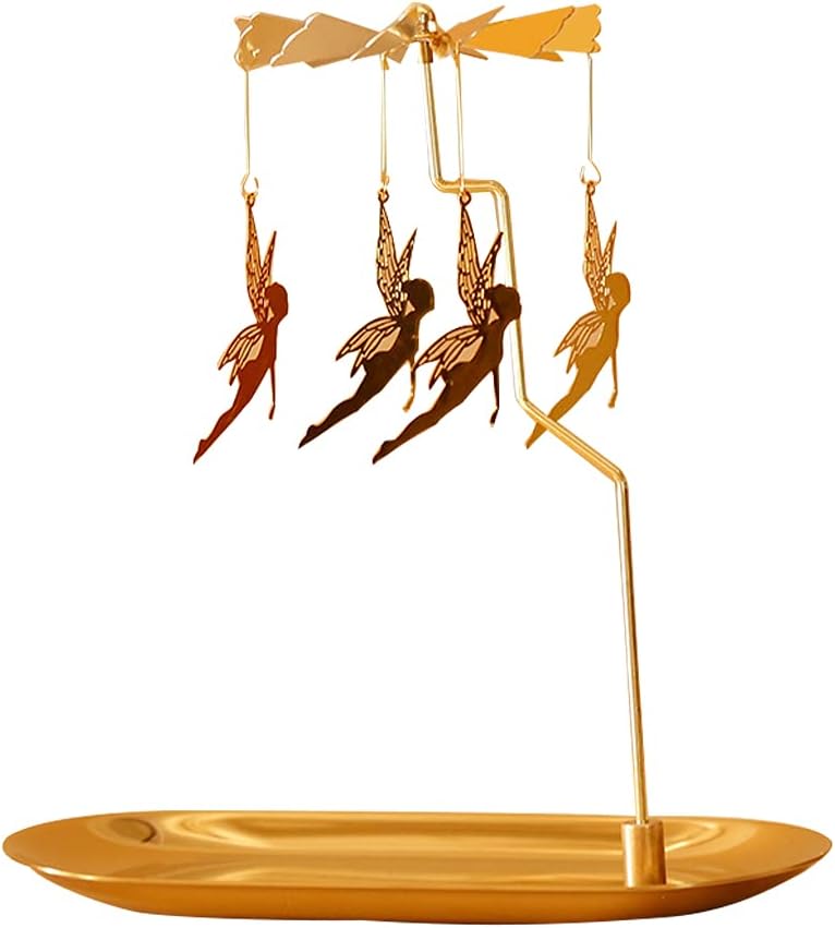 Luxury Spinning Candle Holder for Table Centerpiece
