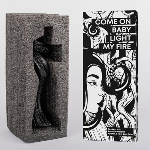 Elevate Your Goth Space with Lidy Black Octopus Tentacle Candle
