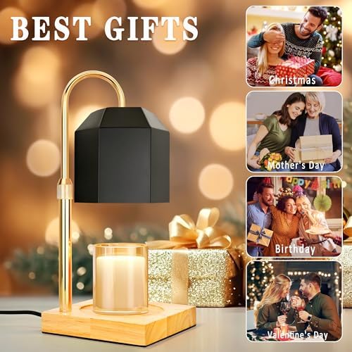Cozy Flameless Candle Warmer Timer Dimmable Safe for Candles and Wax