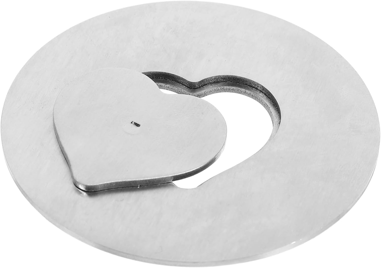 Sturdy Metal Candle Shade Heartprint Design