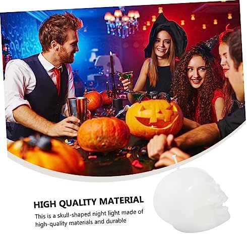 OSALADI 2-Piece Halloween Skull Light Table Centerpieces