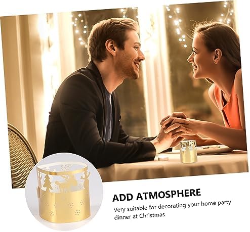 Zerodeko Party Candle Shade - Snowflake 50PCS - Makes Your Home Festive