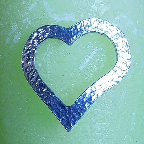 Elegant Heart Candle Pins in Lead-Free Fine Pewter
