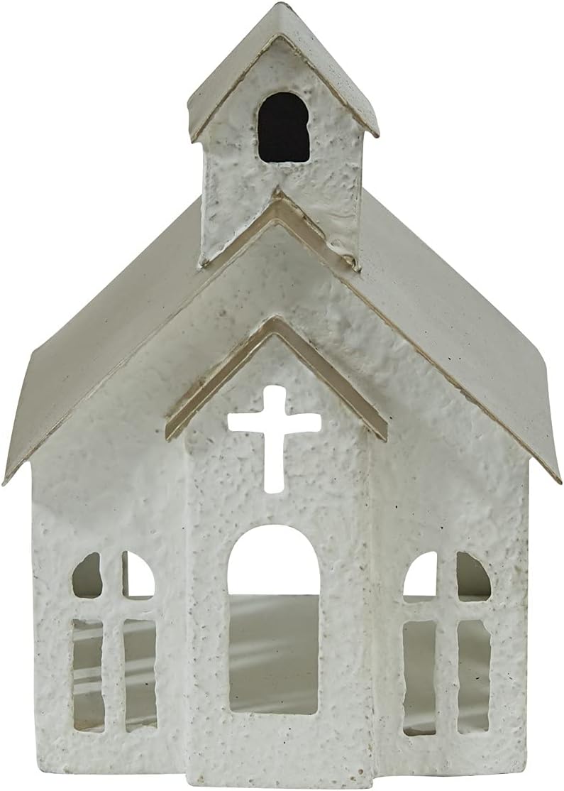Rustic Church Candle Holder