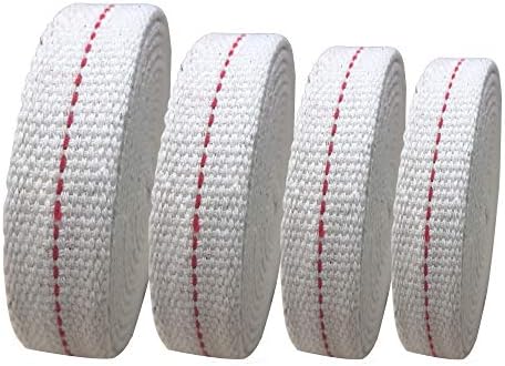 4 Roll Oil Lamp Wick Replacement with 4 Sizes