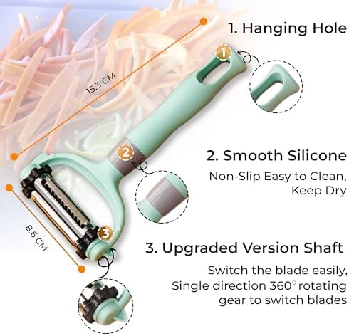 Brilliance 3 in 1 Vegetable Peeler Set