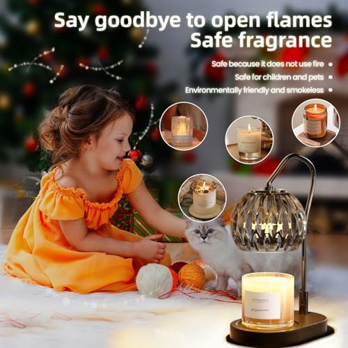 Candle Warmer Lamp Timer Dimmer Black Decor