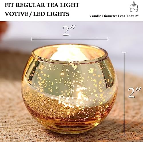 Votive Candle Holders 12-Piece Set