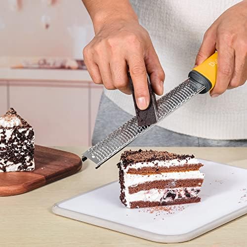 Zest Up Your Day with the DulcicaSA Premium Stainless Steel Lemon Zester Grater