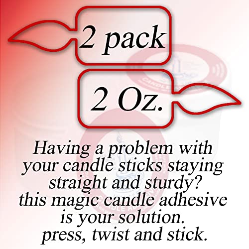Secure Taper Candles 2PK