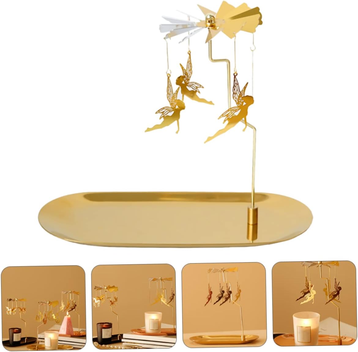 Rotating Candle Holder for Home Decor