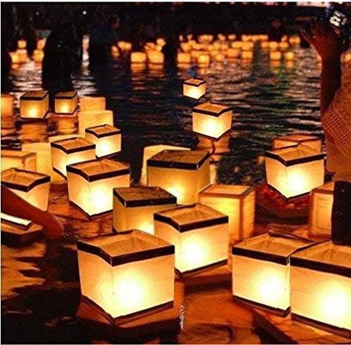 20PCS Biodegradable Floating Water Lanterns for Celebration