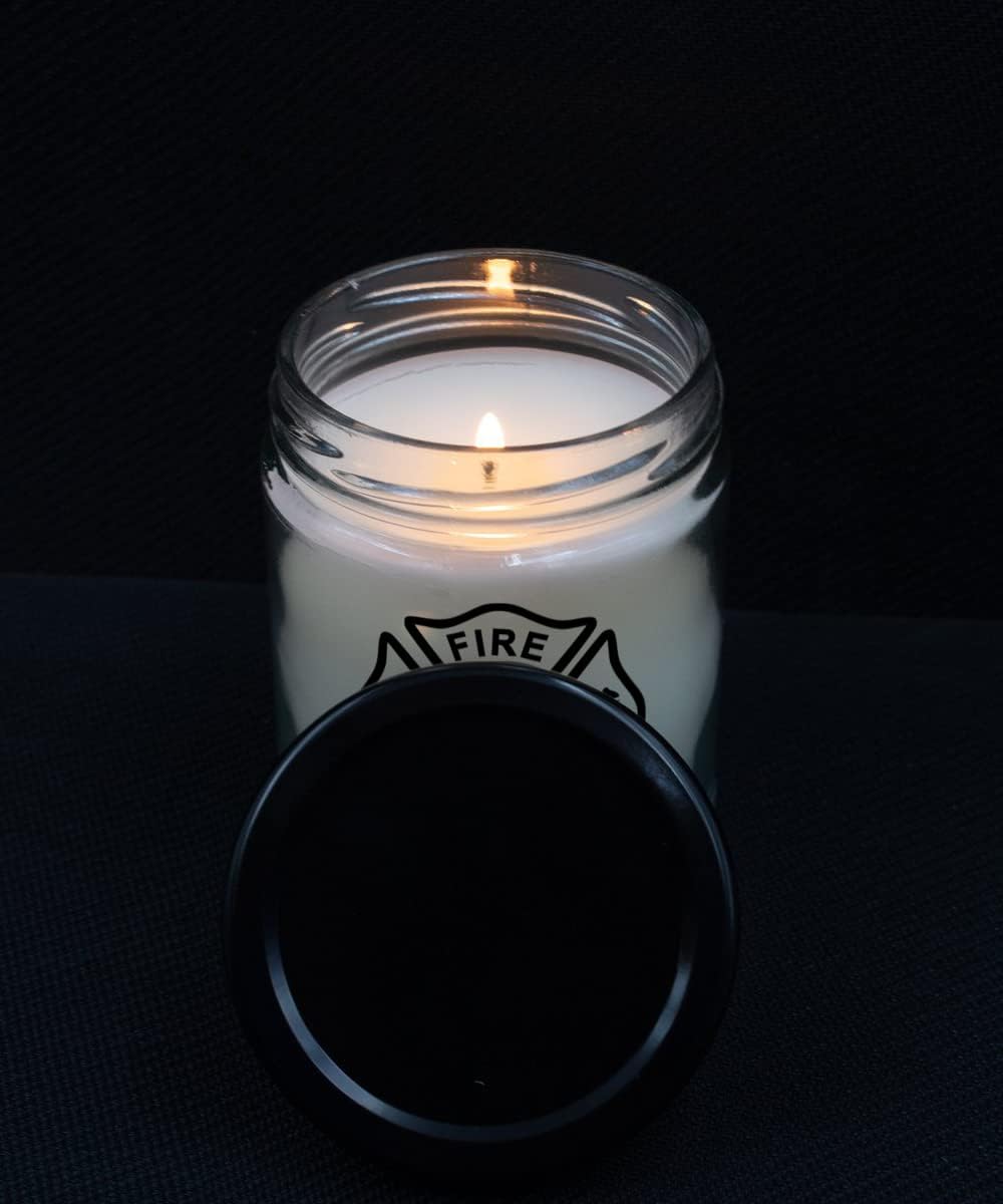 Game On Novelties Firefighter Maltese Cross Candle