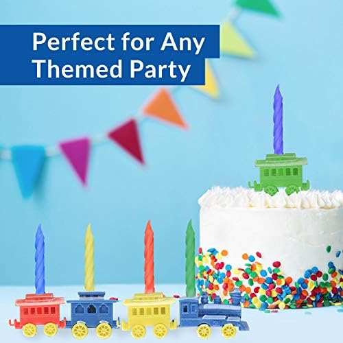 Oasis Supply Birthday Train Candle Holder 5 Candles Included