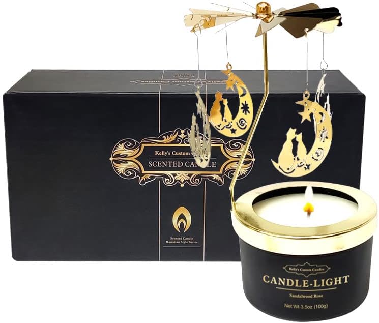Kellys Custom Candles A Hilarious and Elegant Rotating Aromatherapy Candle Set