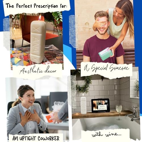 Xanax Candle - Premium Stress Relief Gag Gift for Adults with Aromatherapy