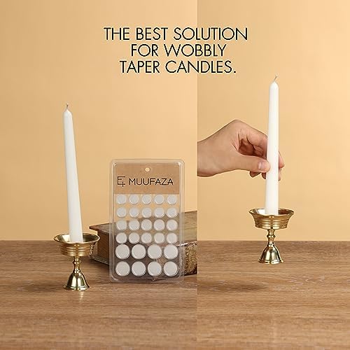 MUUFAZA Wax Dots - Easy Candle adhesive for all sizes