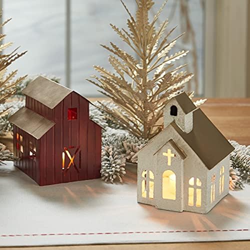Rustic Church Candle Holder