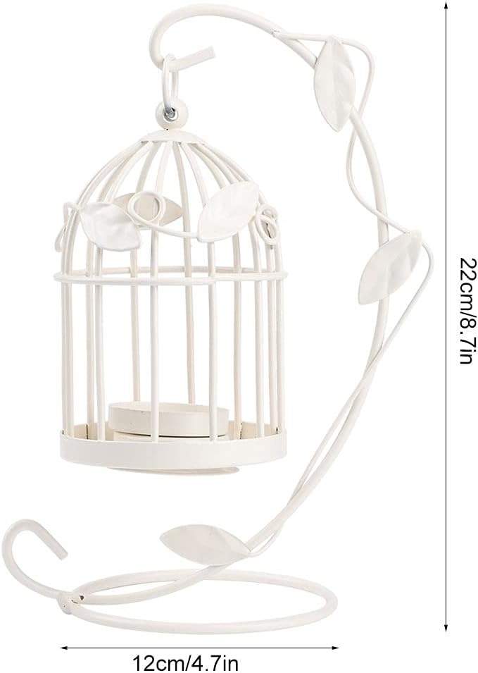 Hokzyhouse Innovative Iron Leaves Candle Holder
