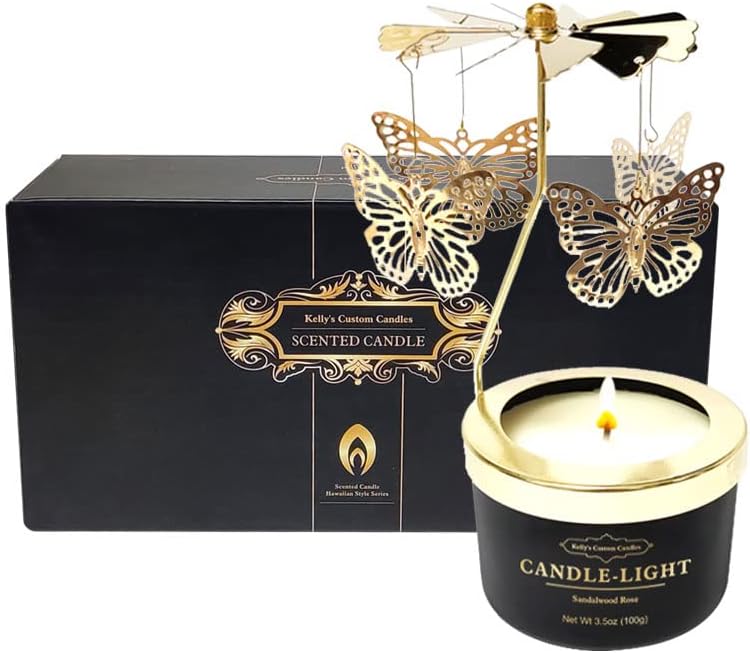 Kellys Custom Candles Rotating Aromatherapy Candle Set