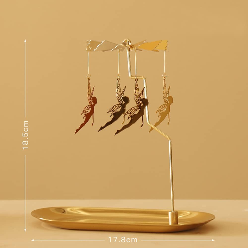 Luxury Spinning Candle Holder for Table Centerpiece