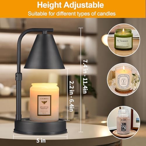 Adjustable Candle Warmer Lamp Adding Warmth Ambiance to Any Space
