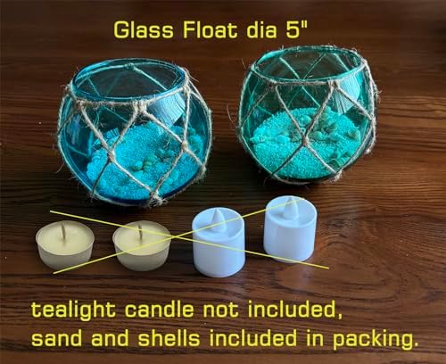 SailingStory NauticalTwo fishing float tealight holders