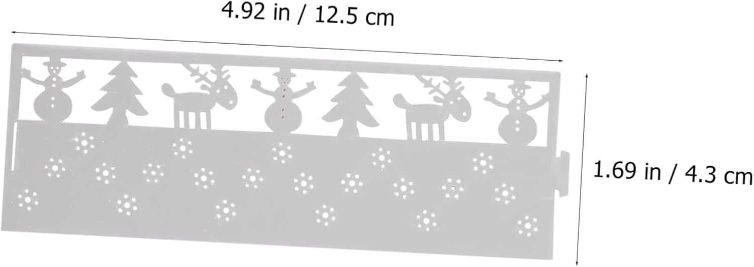 Goohochy 50-Piece Xmas Snowflake Paper Lampshade