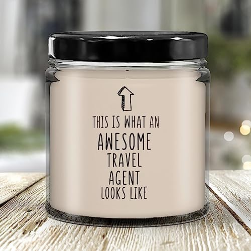 Funny Travel Agent Candle Gift