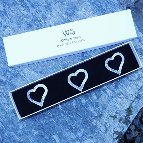 Elegant Heart Candle Pins in Lead-Free Fine Pewter