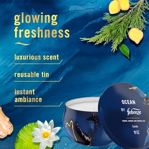 Fresh Ocean Candle 11oz 4 Wick