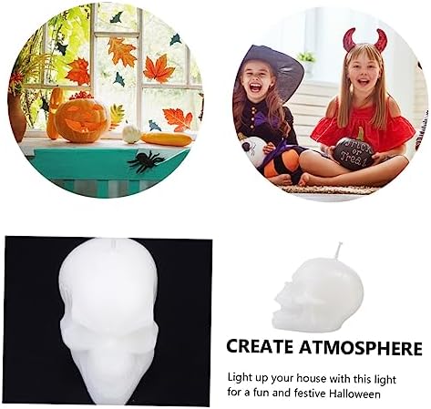 OSALADI 2-Piece Halloween Skull Light Table Centerpieces