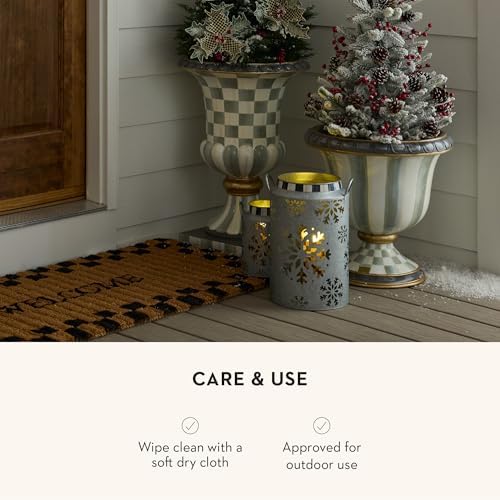 Step into the holiday spirit with our unique Snowflake Lantern