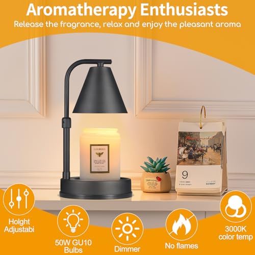 Adjustable Candle Warmer Lamp Adding Warmth Ambiance to Any Space