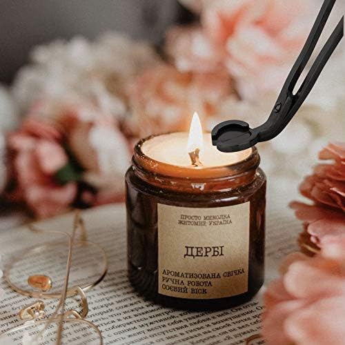 Stainless Steel Candle Wick Trimmer by ChefbEE - Effortless Deep Candle Cutting