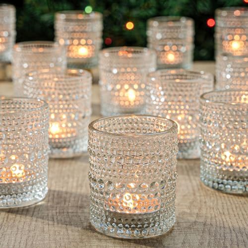 24-Piece Tea Light Candle Holders Set