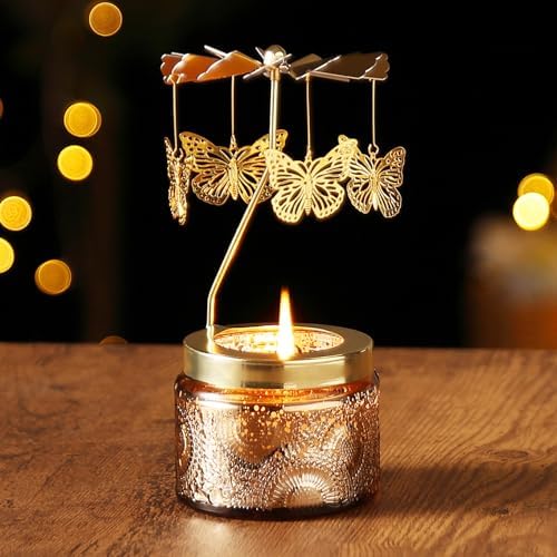 DAISRED Rotating Scented Candle Gift for Women