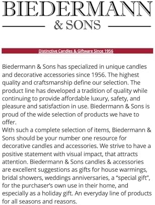 Biedermann Sons Candy Cane Scented Votive Candles Box of 6