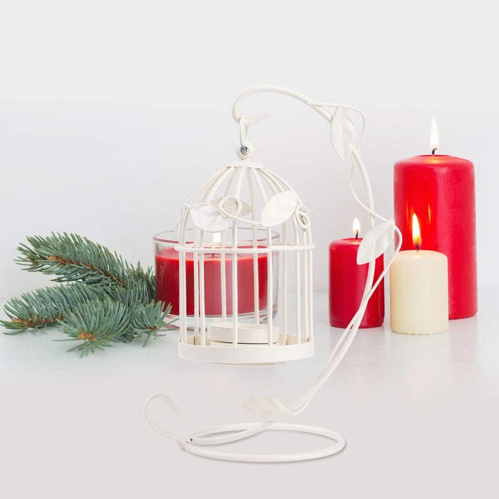 Hokzyhouse Innovative Iron Leaves Candle Holder