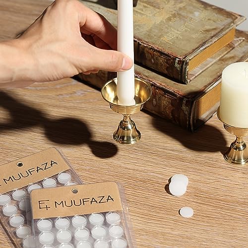 MUUFAZA Wax Dots - Easy Candle adhesive for all sizes