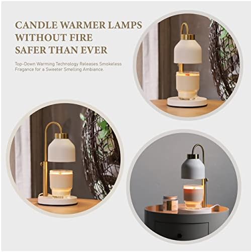 AIKUT Candle Warmer Lamp 2 Bulbs Timer Dimmer for Candles