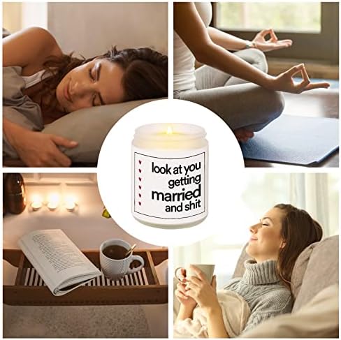 Funny Lavender Candle for Weddings Bridal or Engagements