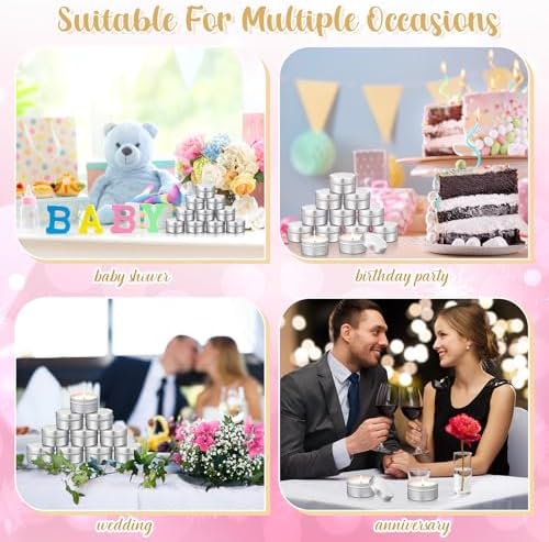 24 Pcs Mini Candles Perfect for Parties