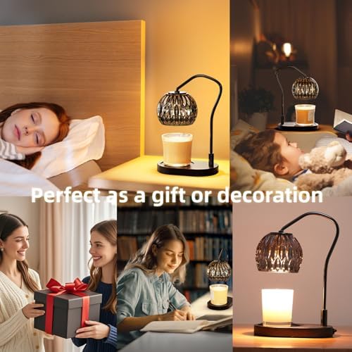 Candle Warmer Lamp Timer Dimmer Black Decor