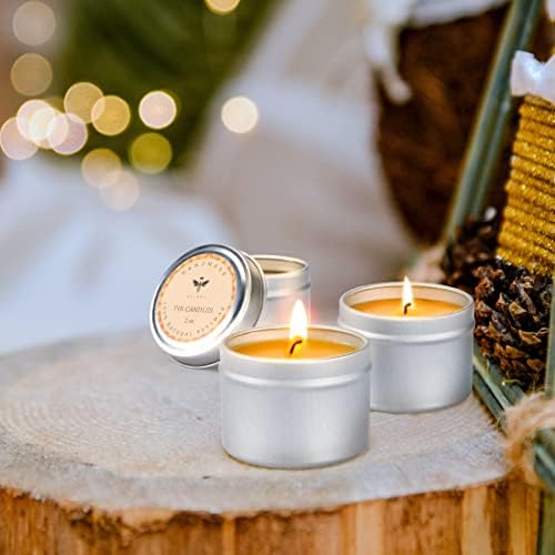 4pk Pure Beeswax Emergency Travel Candles - Honey Scent Natural Safe